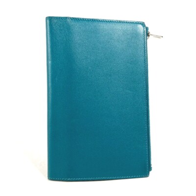 【シンプルでかっこいい】Hermes☆ノートカバー Eazip A5 Swift HERMES EA Zip PM Notebook Stationery Case Notepad Note cover