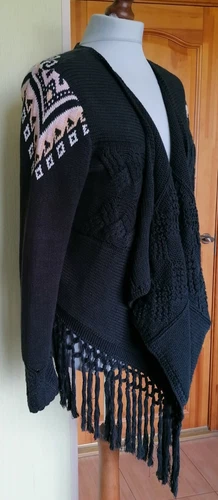 Odd Molly 805 Women Open Front Wrap Cardigan Sweater Size 3 (L), VGC !