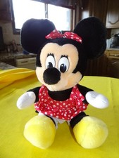 VERY RARE-Vintage Walt Disney World 14" Minnie Mouse Plush Korea made Disneyland