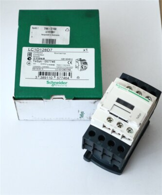 SCHNEIDER ELECTRIC TeSys Leistungsschütz/ LC1D128D7 - 42 V AC - 4-polig - NEU