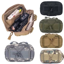 Admin Molle Pouch Military Horizontal Compact Tactical Waist Bag Utility Pouch