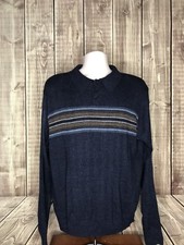 Dockers Men  s Pullover Navy Blue Sweater Size L