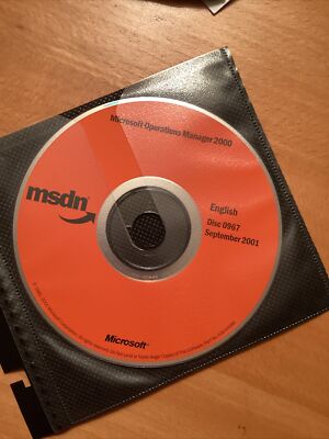 BRAND NEW Authentic Microsoft Operations Manager 2000