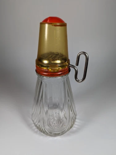 Vintage Federal Tool Nut Chopper Grinder Glass Bottom