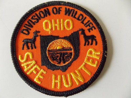 Parche bordado de cazador seguro de vida silvestre de Ohio Division of Wildlife coser 3" de diámetro - Imagen 2 de 4