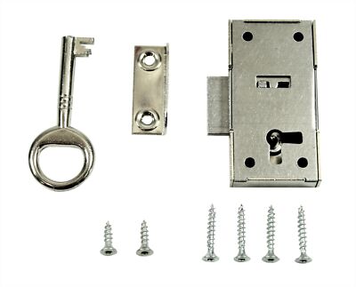 SO-TECH Möbelschloss 138 - Aufschraubschloss Für Schränke Mit 2 Schlüsseln