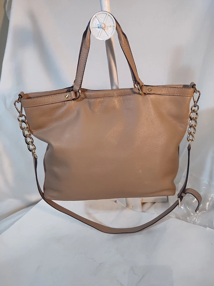 Bolso de Mano MICHAEL KORS Cuero GRANDE Tostado Taupe Foto 3 de 4