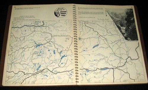 ANGLERS ATLAS OF CALIFORNIA 1948 OUTDOORSMAN GUIDE MAPS FISHING SHASTA to TAHOE - Picture 6 of 9