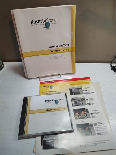 Rosetta Stone German Level 1 &2 Books, CDs Language Learning System - Picture 3 of 9
