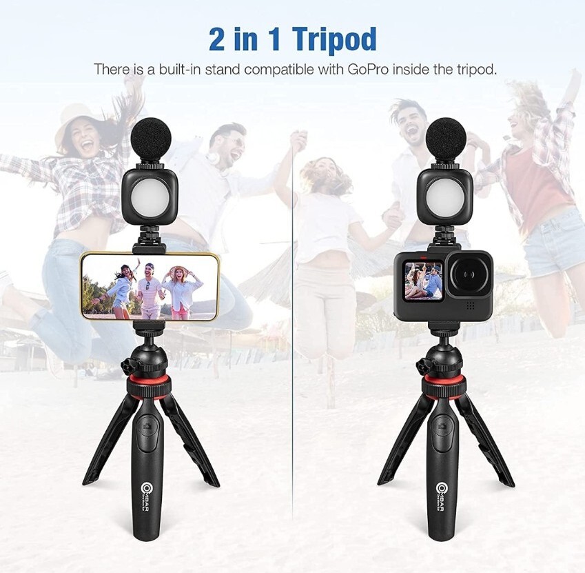 Vlogging Kit for iPhone OMBAR Video Recording Equipment for Beginners