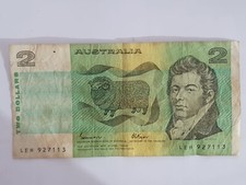 Genuine Old $2 Paper Banknotes " 1 Note " Money Currency