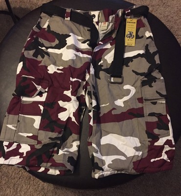 Btl Beyond The Limit Men S Camo Cargo Shorts New Heavy Camouflage Ebay