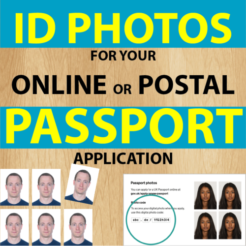 UK Passport Photos Printed - Digital Photo ID Code for UK Online Application - Picture 1 of 4