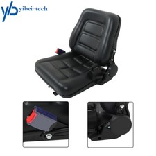 Universal Forklift Seat Waterproof Pvc Replacement For Tractor W/ Safety Belt