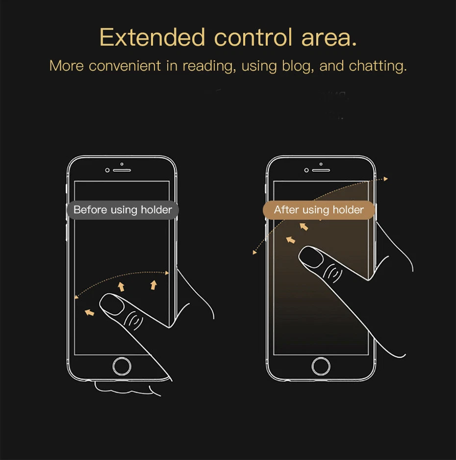 360° Universal Rotating Finger Ring Stand Holder & Stand Mounts For Cell phone  - Image 3 of 4