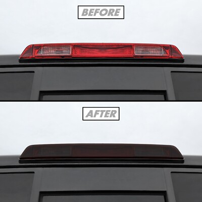 FOR 2022+ Nissan Frontier 3rd/Third Brake Light SMOKE Precut Vinyl Tint Overlays