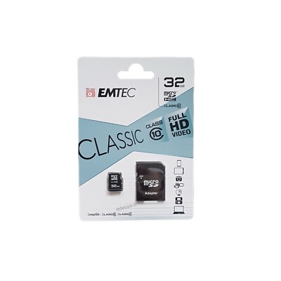 32GB SD/HC Micro Speicher-karte Class C10 für Handy Smartphone Tablet Kamera PSP