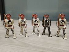 Lot Of 5 Barclay Navy Lead Soldiers