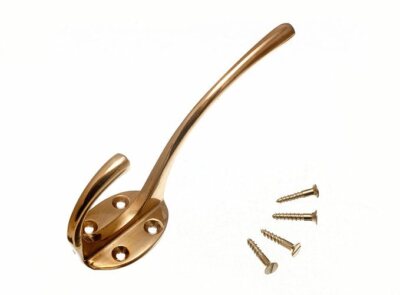 Maniglia con porcellana bianca mod. PERUGIA Ottone lucido