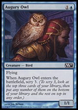 MTG Magic the Gathering Augury Owl 45/255 Magic 2011 LP