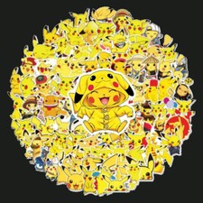 100 Autocollants Pokémon en vinyle – Que du Pikachu !