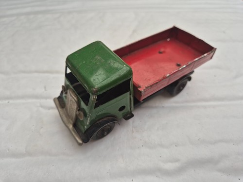 VINTAGE POSTWAR 15CM TRIANG MINIC TOYS TINPLATE DELIVERY LORRY TRUCK CLOCKWORK
