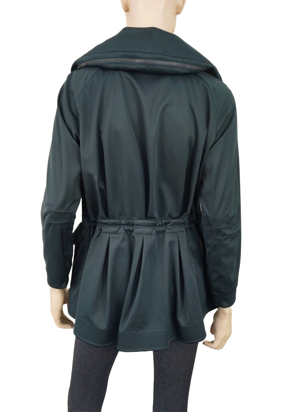 LULULEMON Size 4 Stowable Hood 2 Way Zip Rain Jacket … Gem