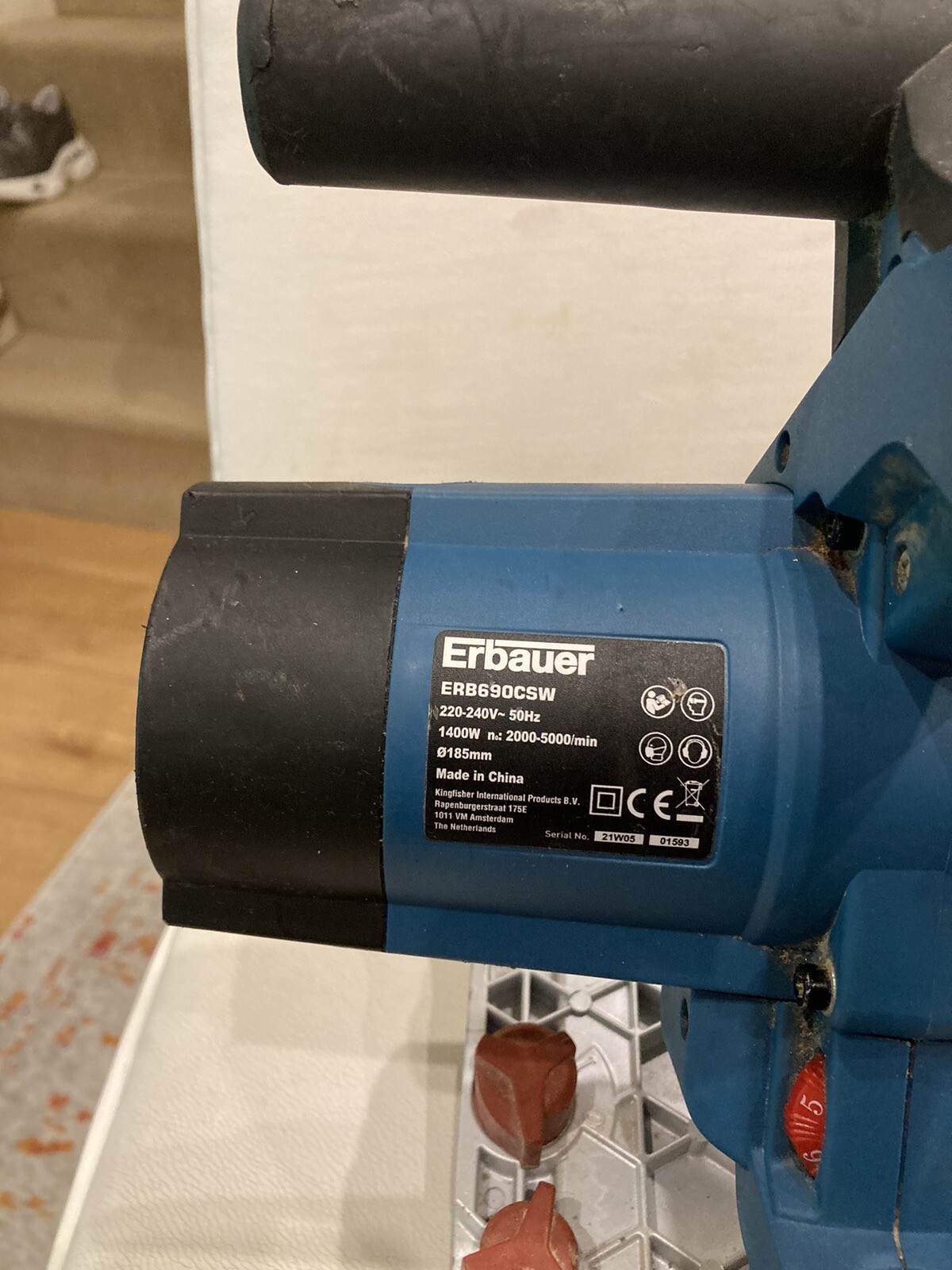 Erbauer ERB690CSW Plunge Saw 240V & Working Order eBay