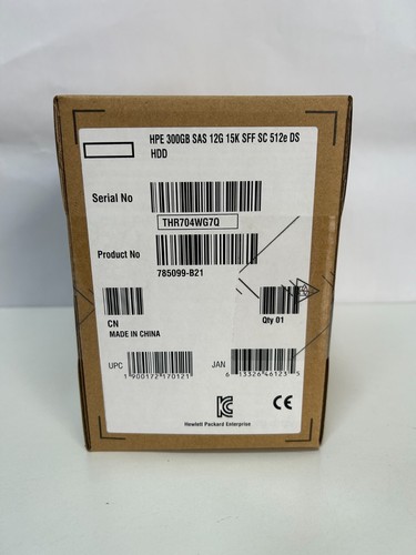 HP 785099-B21 785407-001 300GB 2.5" 15K RPM 12G SFF SAS Hard Drive HDD - Afbeelding 2 van 4