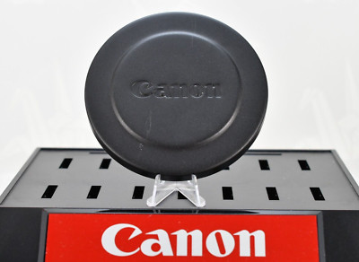  [Near MINT] Canon Genuine 80mm Push On Black Metal Front Lens Cap From JAPAN