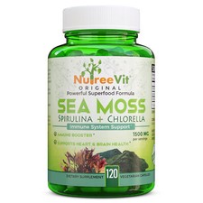 NutreeVit 100 Organic - Sea Moss Spirulina Chlorella