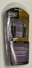 New Belkin Gold Series High-Speed USB 2.0 Cable, 10 ft., Black Free Shipping