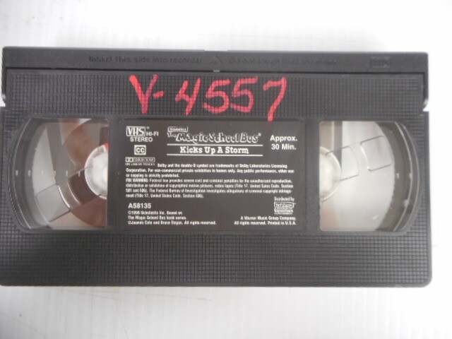 Scholastic's The Magic School Bus Kicks Up A Storm VHS 30