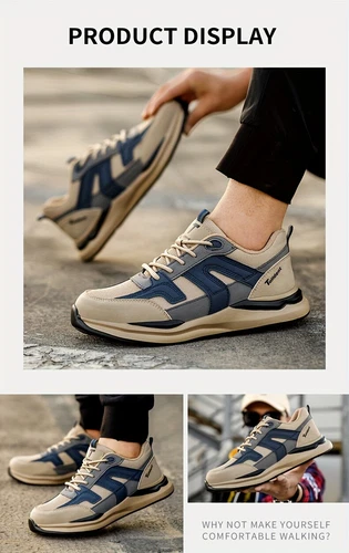 Sneakers da Lavoro Uomo Scarpe Antinfortunistiche Indistruttibili Punta Acciaio Stivali Antiforatura - Foto 19 di 31