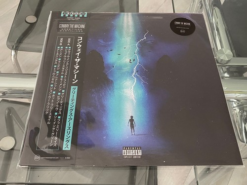 CONWAY GREETINGS EARTHLINGS ELECTRIC BLUE SMOKE/OBI VINYL LP LIMITED ED /250 - Foto 3 di 7