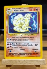 Pokémon Card -  Ninetales - 12/102 - Holo - Rare