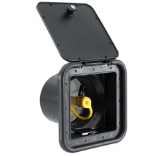 RecPro RV Propane Hook Up Box | 1/4 in. Quick Connect Adapter | Brass Fittings