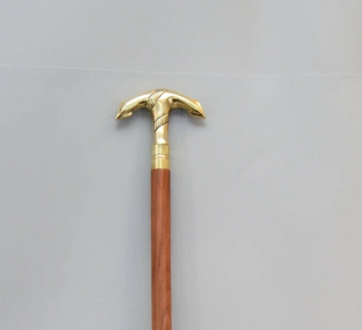 Brass Anchor Handle Handmade Designer Cane New Wood walking stick Ladie's Choice