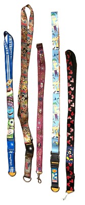 Walt Disney World Mickey Mouse Nerds Monster University Phineas Ferr 5 Lanyards