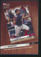 2020 Topps Series 2 Best of Topps Now #BTN-2 Howie Kendrick Washington Nationals