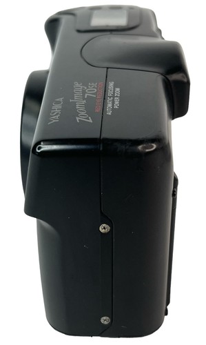 Vtg YASHICA Zoom Image 70 SE 35mm Camera F 35 70mm Scratches Untested Parts Only - Picture 6 of 24