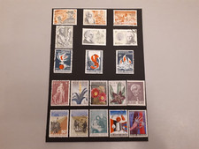 Lot de timbres oblitérés Belgique 1964 - 1965