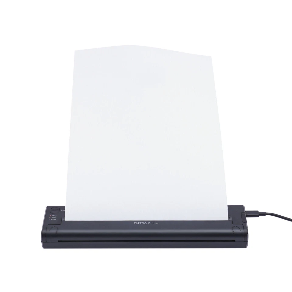 Wireless Tattoo Thermal Stencil Maker Tattoo Transfer Copier Printer Machine USB - Image 4 of 4