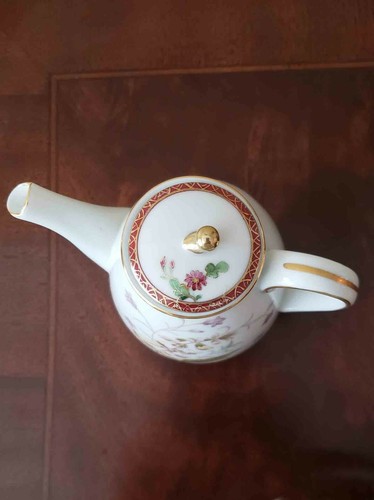 Vintage Noritake Small Porcelain Teapot Canterbury 5226 Japan White Floral - Picture 3 of 4