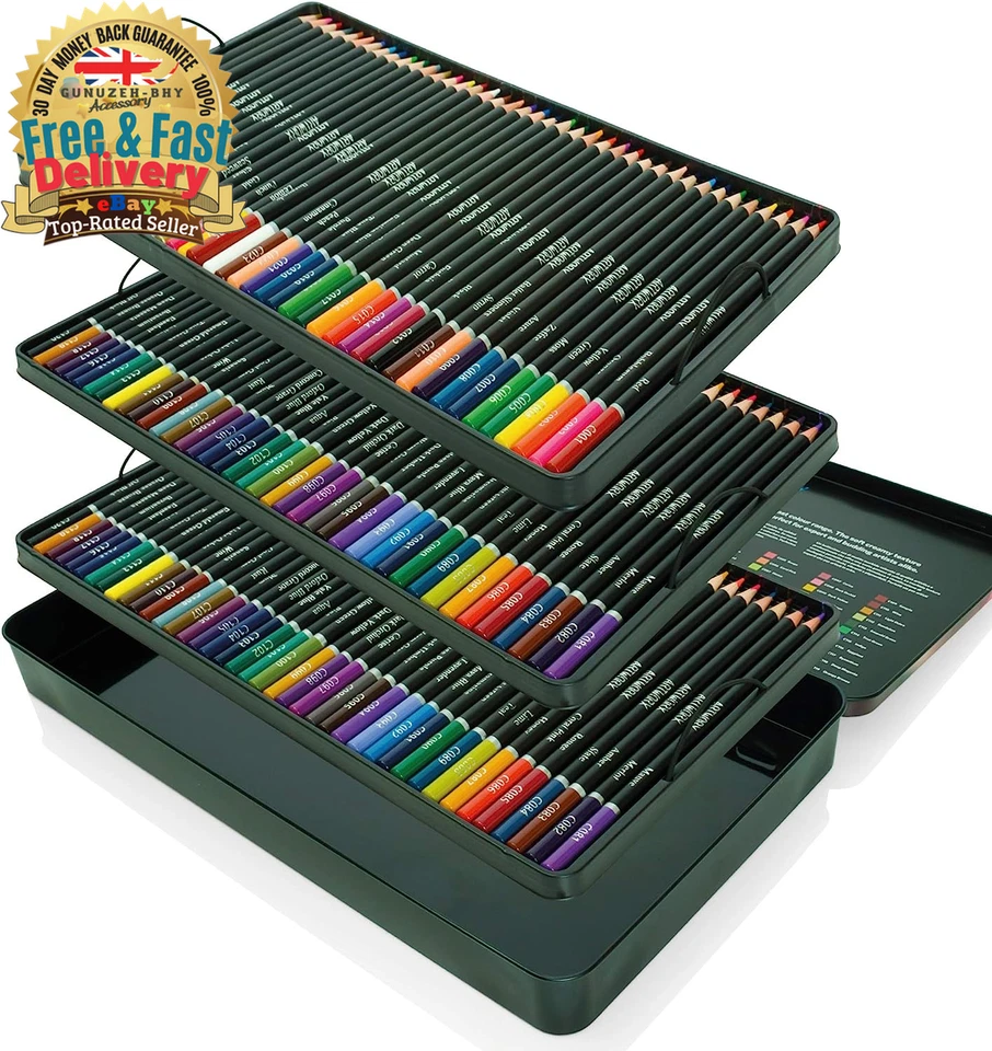 Premium Artist Colouring Pencils - 120 Coloured Pencils For Adults - Coloring Pe - Image 2 of 4