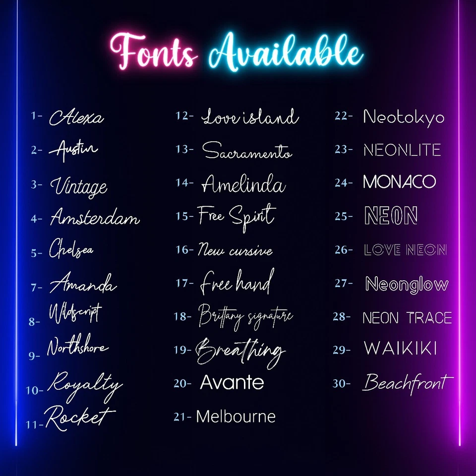 Letrero de neón LED personalizado - Regalo personalizado para bodas, fiestas, cumpleaños y hogar Foto 2 de 4