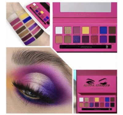 New 2ps ANASTASIA BEVERLY HILLS ALYSSA EDWARDS PALETTE 14 Hot Shades