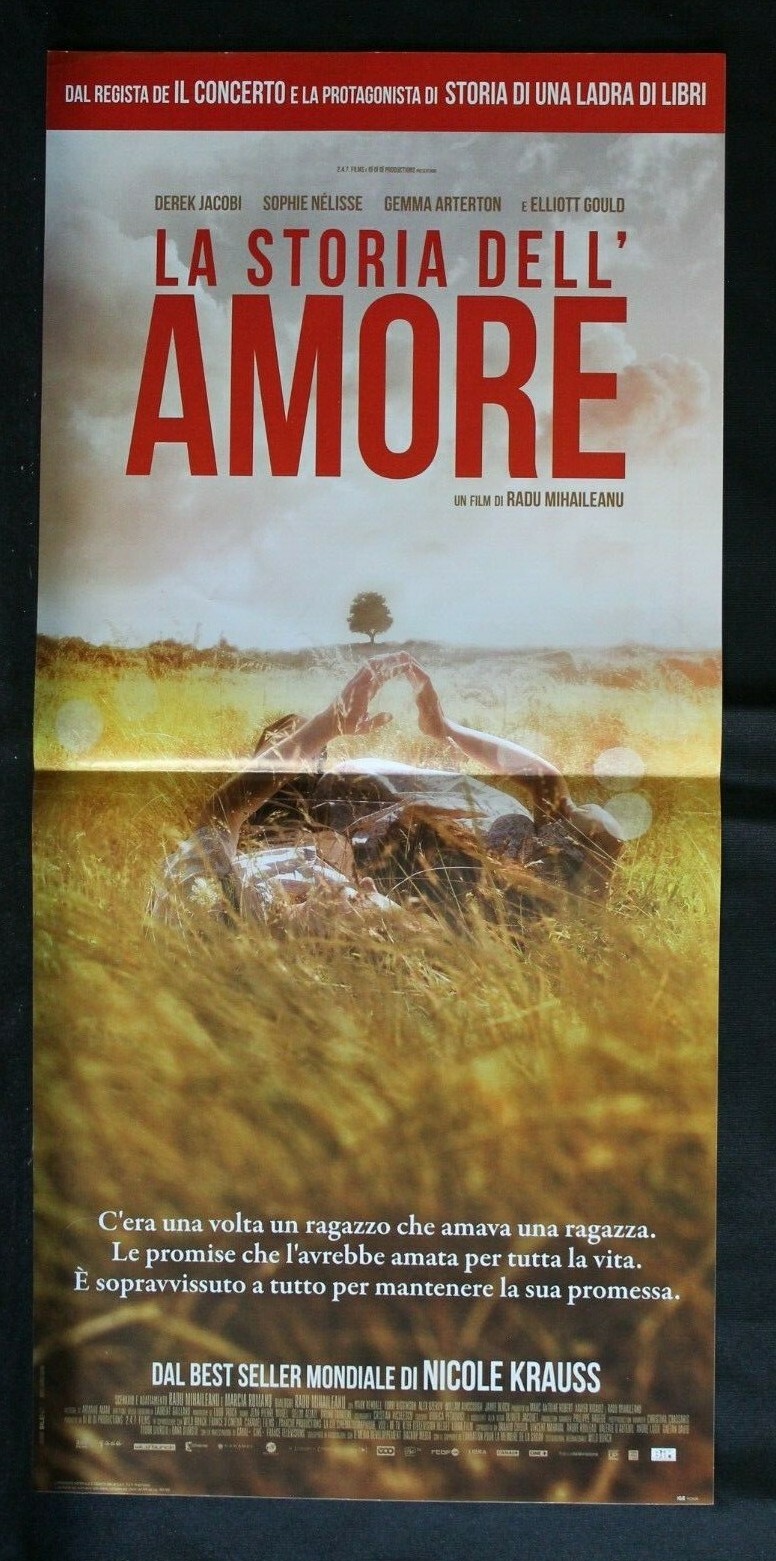 Locandina originale film La storia dell'amore (2017) - Regia di Radu Mihăileanu