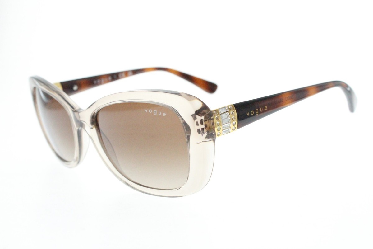 VOGUE VO 2943-SB 299013 Clear Havana Gold Sunglasses 55/17-135 mm