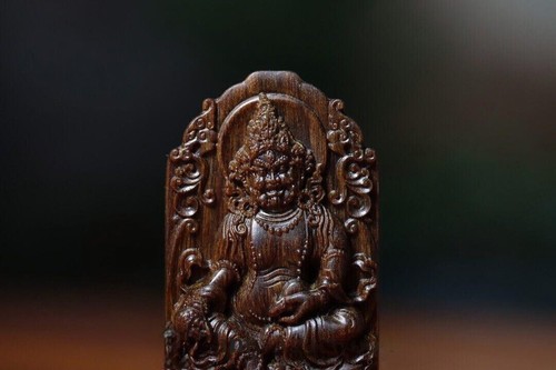 Vietnam Nha Trang Sugar Knot Soft Silk Heather Agarwood Yellow God of Fortune - Picture 6 of 10
